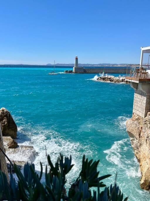 ניס Bd Grosso Apt 4 Prs, 300M Plage, Clim, Parking מראה חיצוני תמונה