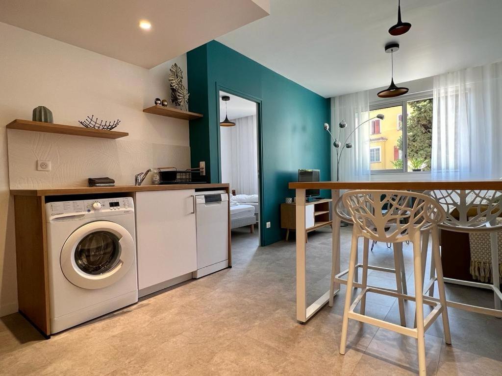 ניס Bd Grosso Apt 4 Prs, 300M Plage, Clim, Parking מראה חיצוני תמונה